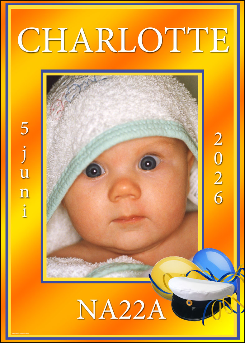 Studentskylt / studentplakat 2026