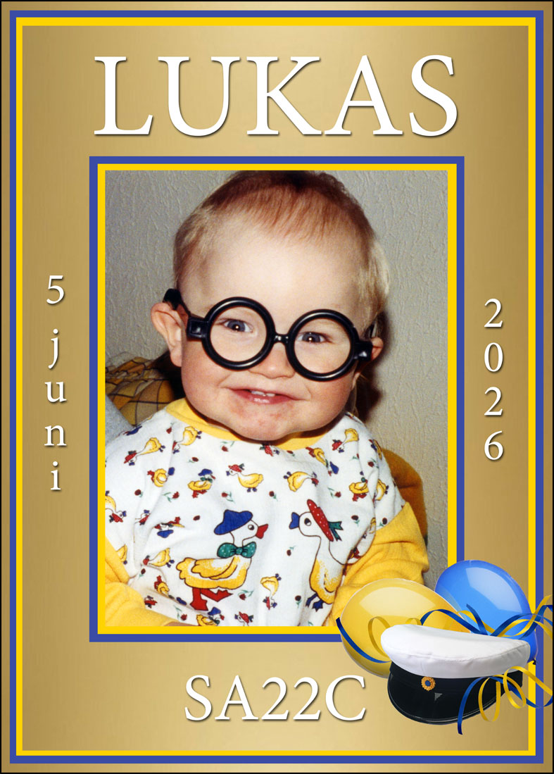 Studentskylt 2026 / Studentplakat hos ericsonsfoto.se