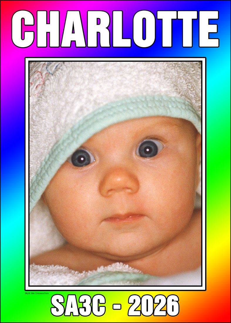 Studentskylt 2026 beställer du hos ericsonsfoto.se