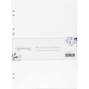 Focus Carton Refillsheets for Ringbinder A4 White 30-pack